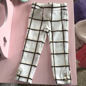 Janie and Jack plaid leggings